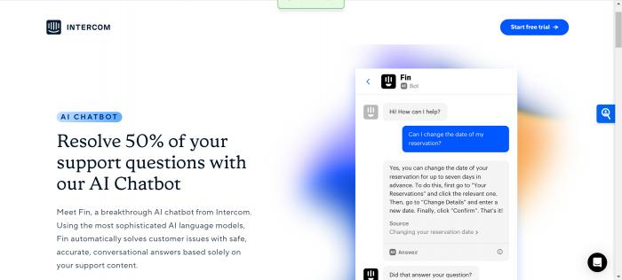 AI Chatbot by Intercom